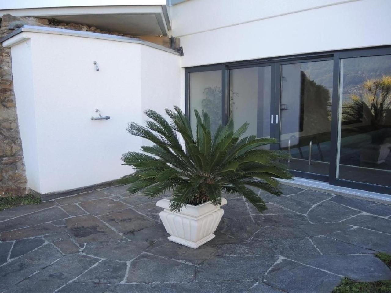 Wunderschoene Ferienwohnung Mit Sicht Auf See Und Berge In Brissago Exterior photo